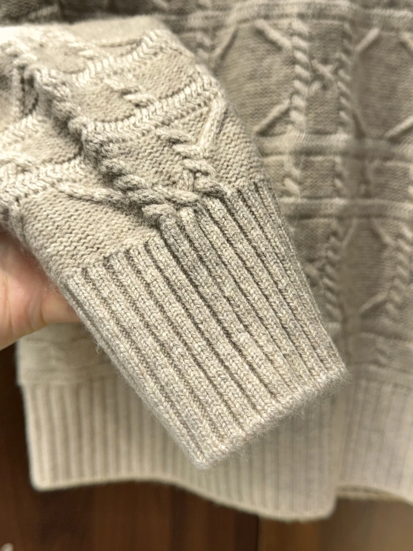 wg.luxury -- 4ior Extrafine Merino Wool oversized item:E-F501L1960H